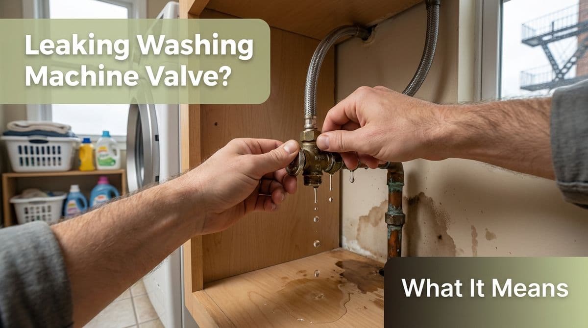 Featured post - Leaking Washing Machine Valve in a Condo? What It Really Means