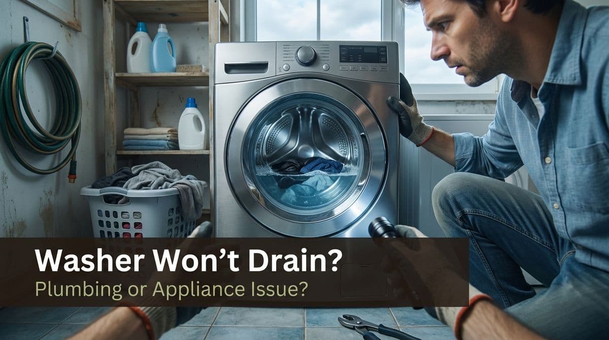Blog post Washer Won’t Drain? Plumbing or Appliance Issue? image