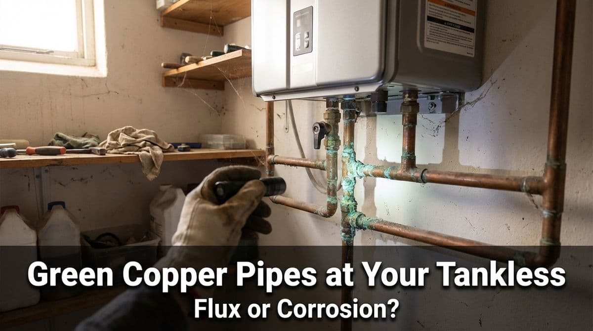 Featured post - Green Copper Pipes at Your Tankless: Flux or Corrosion?